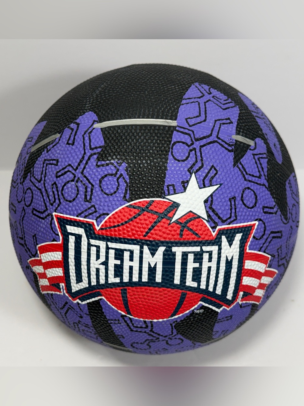 NEW Spalding Dream Team USA Basketball Purple Ball Vintage 90's Summer Olympics
